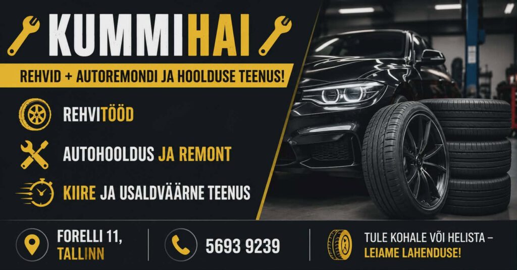 Kummihai - rehvivahetus, autoremont ja hooldus
